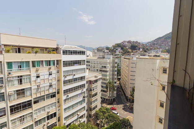 Buildings in the Copacabana neighborhood in Rio de Janeiro