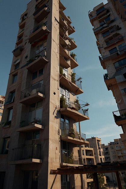 地面からの建物