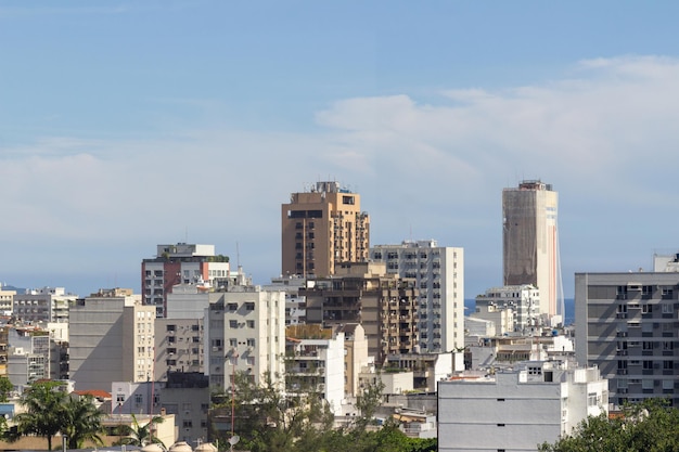 Buildings in the Leblon neighborhood in Rio de Janeiro, Brazil.