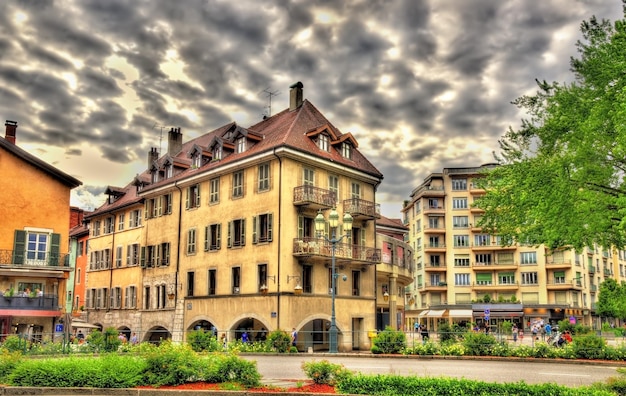 Buildings in the old town of Annecy France