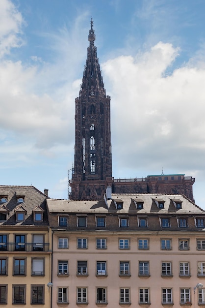 Buildings on the streets in Strasbourg France