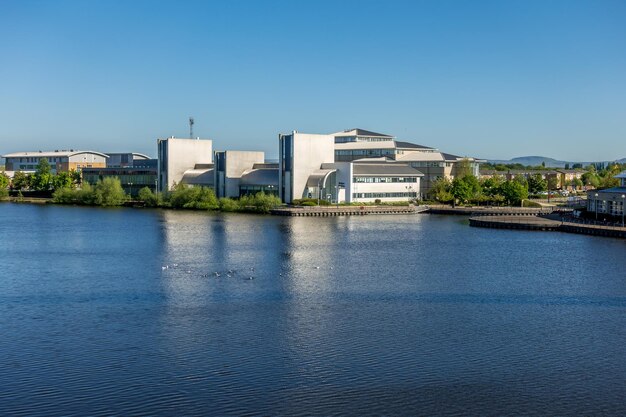 Buildings at waterfront