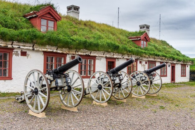 Buildings and weapons in Vardohus Fortress, Norway