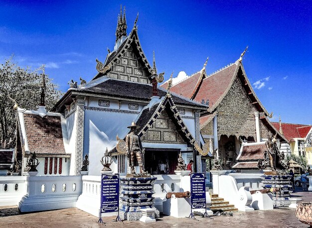 Built structure against blue sky