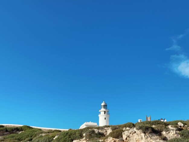 Built structure at far cap de cavalleria