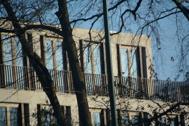 Built structure with trees in background