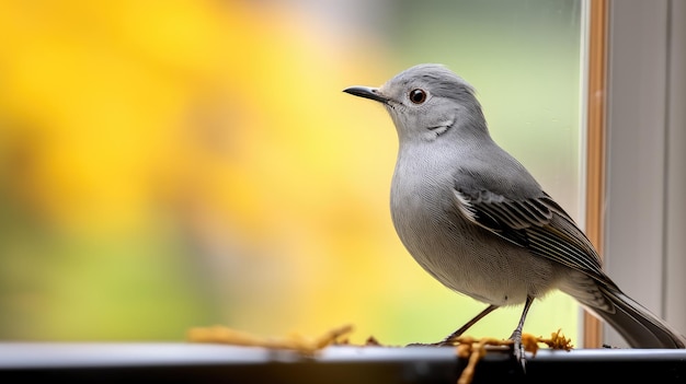 Buiten grijs katvogel