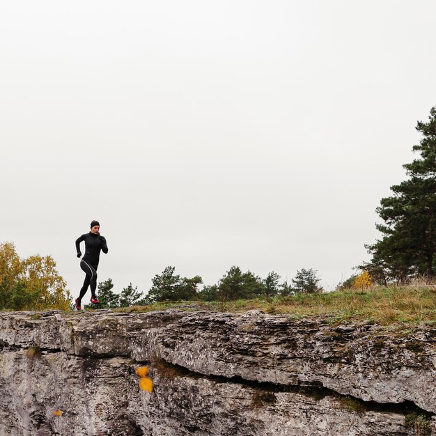 Foto buiten hardlopen training afstandsschot