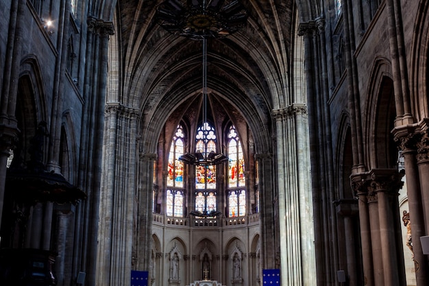 Buitengevel van de katholieke kerk Saint Louis des Chartrons in Bordeaux