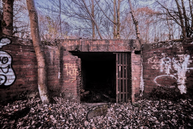 Foto buitenkant van oud gebouw