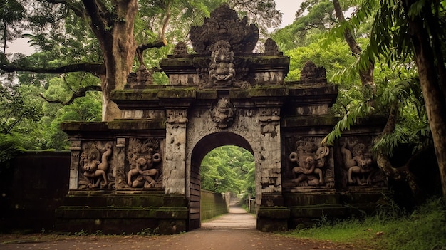 Buitenpoort op de internationale luchthaven SoekarnoHatta Blitar Indonesië