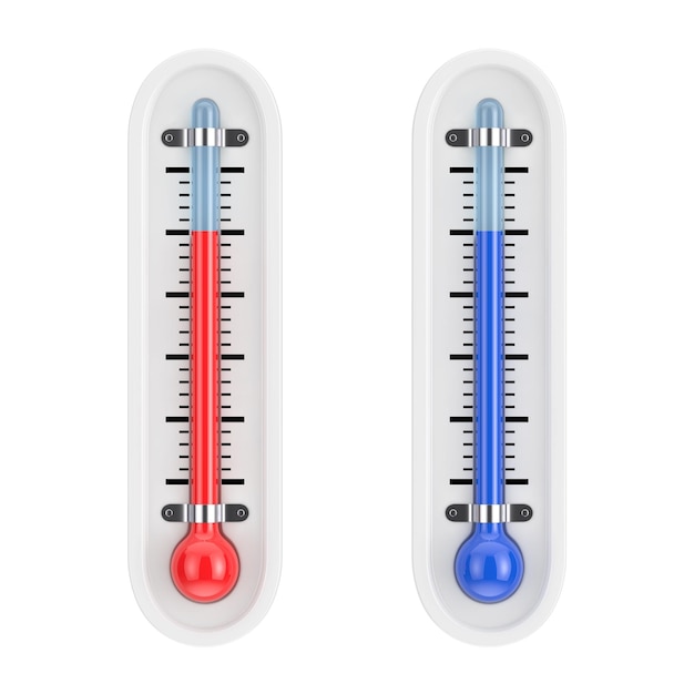 Buitenthermometer 3D-rendering