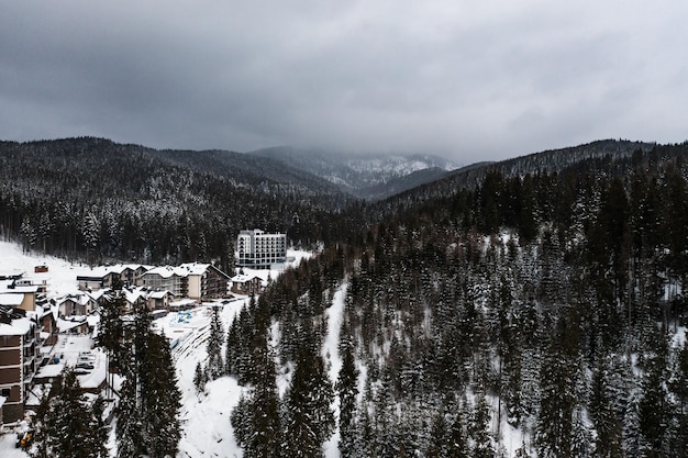 Bukovel Ukraine February 4 2022 Bukovel hotels in winter