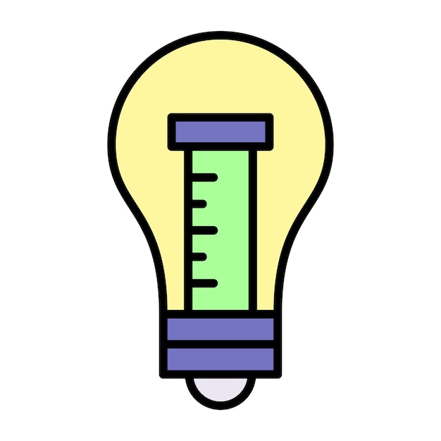 Bulb Flat Illustration