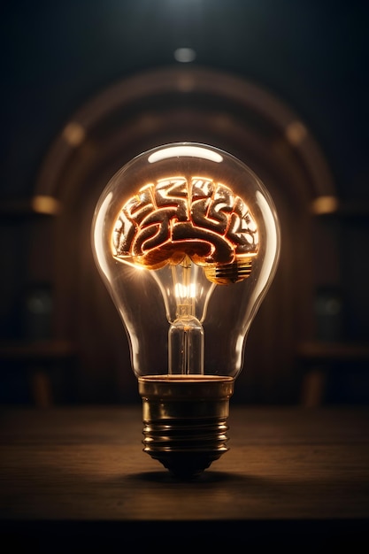 bulbs with brain generated by ai