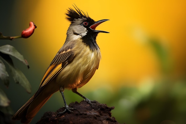 A Bulbul portrait wildlife photography