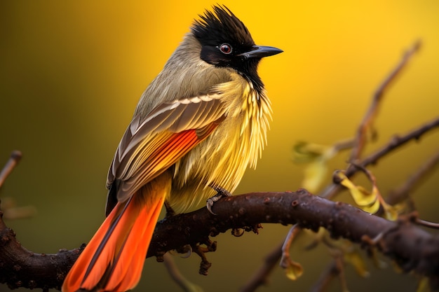 A Bulbul portrait wildlife photography