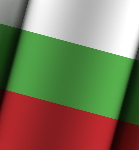 Bulgaria flag dramatic background full