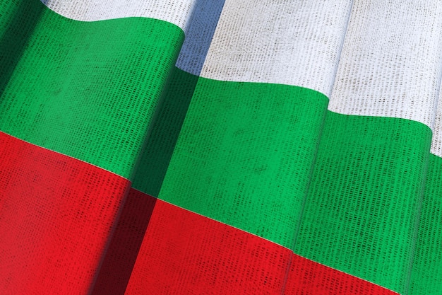 Photo bulgaria national flag