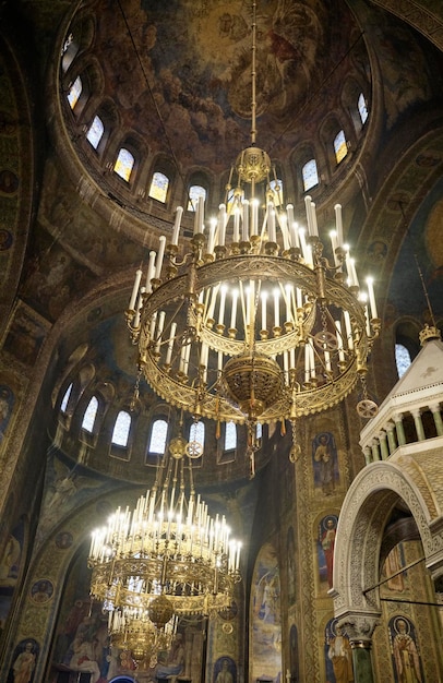 Фото Болгария, софия; интерьеры собора александра невского