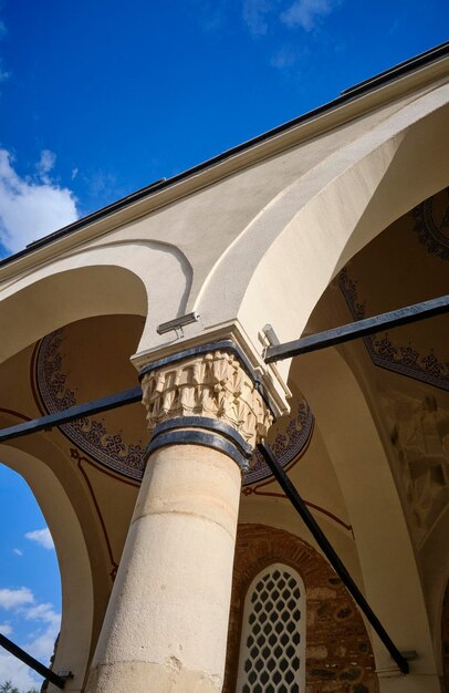 Bulgaria, sofia, view of the banja baši mosque downtown