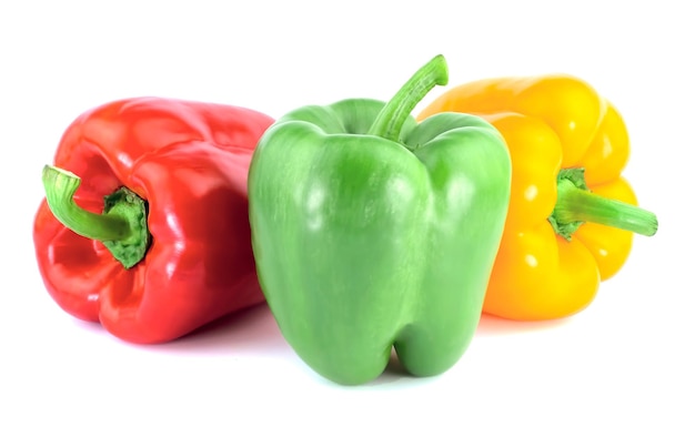 Bulgarian pepper isolated on white background