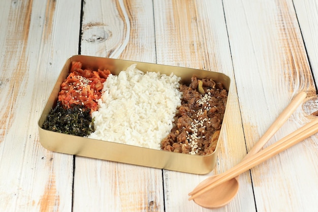 Bulgogi Dosirak Korean Lunchbox Packed Meal