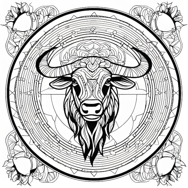 Bull head logo