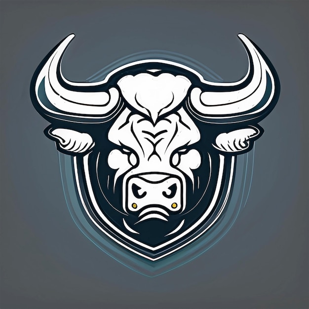 Bull logo lijntekeningen