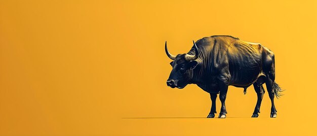 Photo bull market symbolizing investment growth and profit potential concept finance investment stock market bull market