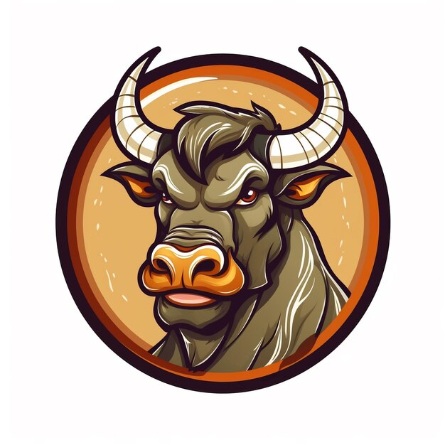 Photo bull mascot for sports team