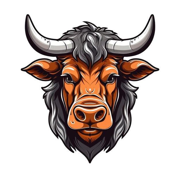 Photo bull mascot for sports team