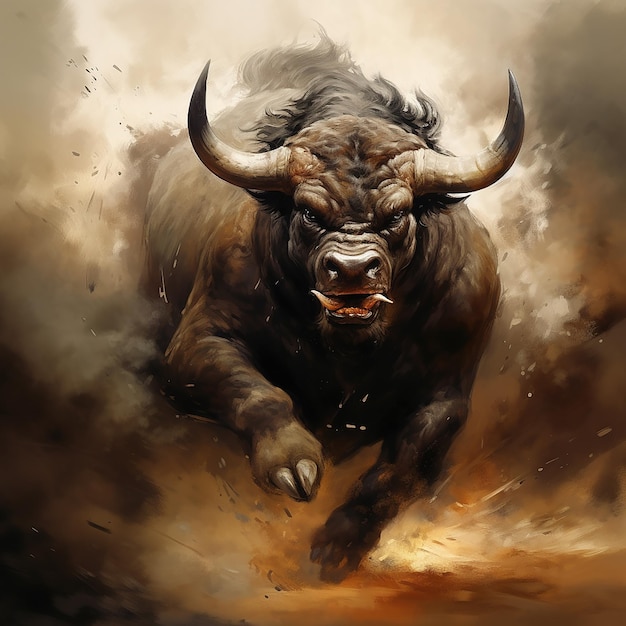 The bull runs for life