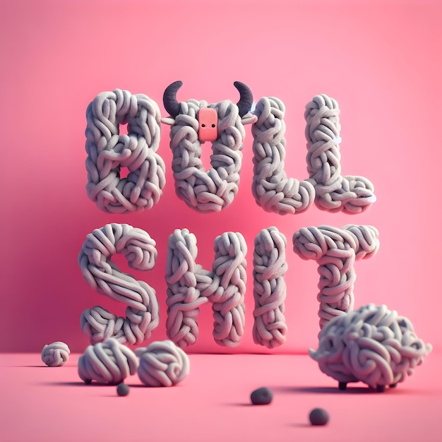 Bull shit text effect