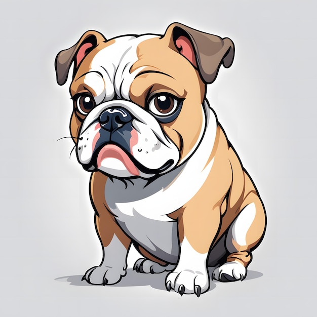 Premium AI Image | Bulldog Clipart