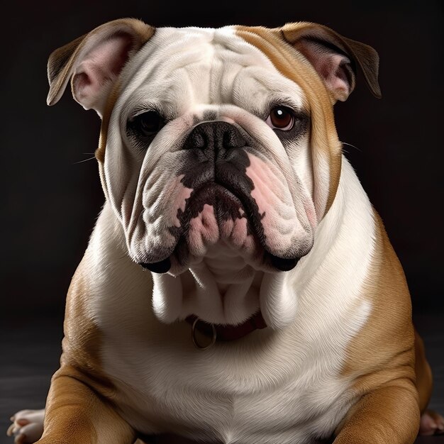 Photo bulldog dog