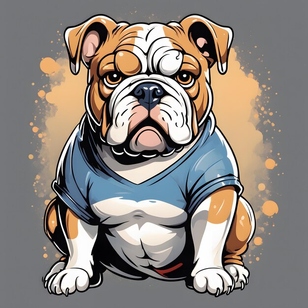 Bulldog Illustration