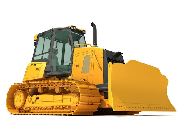 Photo bulldozer 3d model