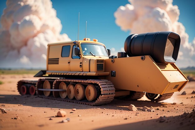 Foto macchinari pesanti bulldozer attrezzature di produzione di utensili di carico ad altissima potenza