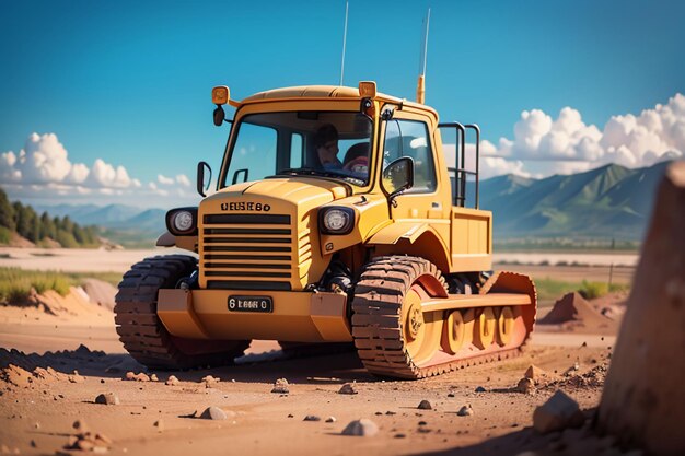 Bulldozer zware machines uitrusting super hoge paardenkracht lading gereedschap productie uitrusting