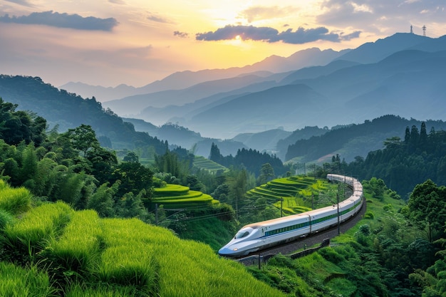 Bullet Train Through Serenity