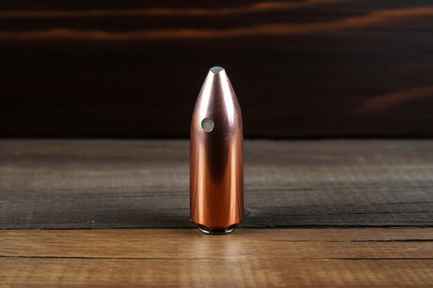 Photo bullets unleashed a stunning display of 9 mm and 357 rounds against a striking wooden background