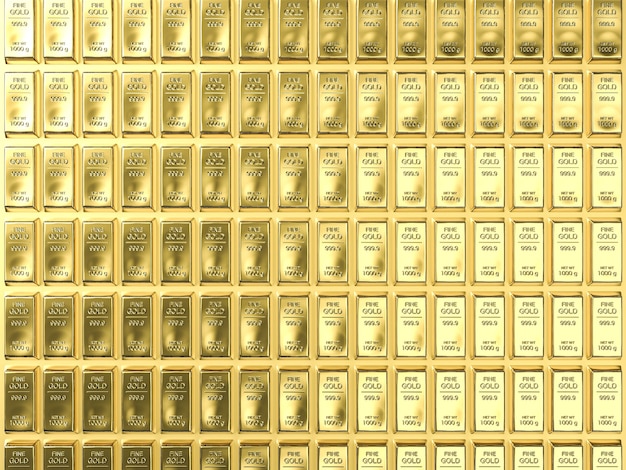 Bullion background or gold bar background