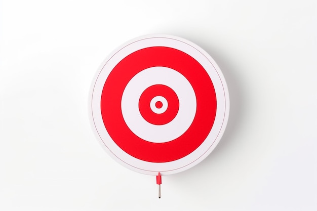 Photo bullseye target skill side fantasy plain background