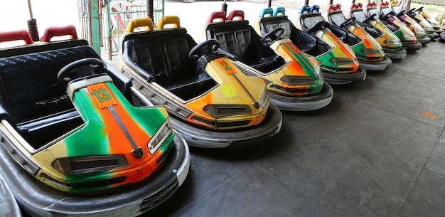 Bumper cars in divertimenti