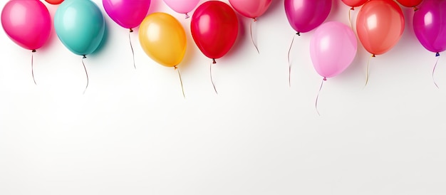 a bunch of balloons with a white background