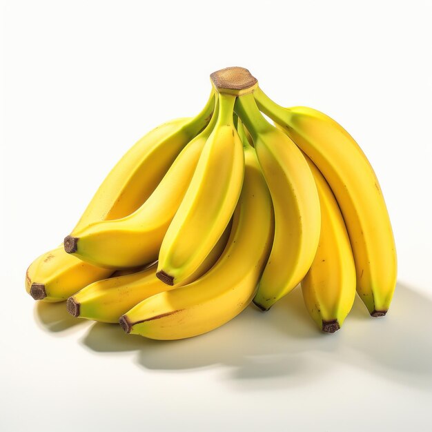 a bunch of banana isolated