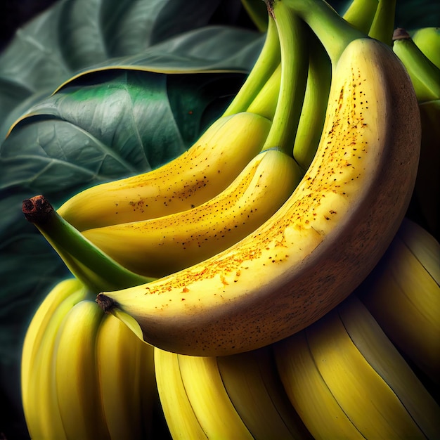 Связка бананов Генеративный ИИ