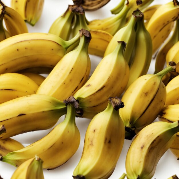 Bunch of bananas sitting on top of a table