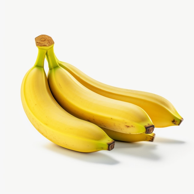 Bunch of bananas on transparent background